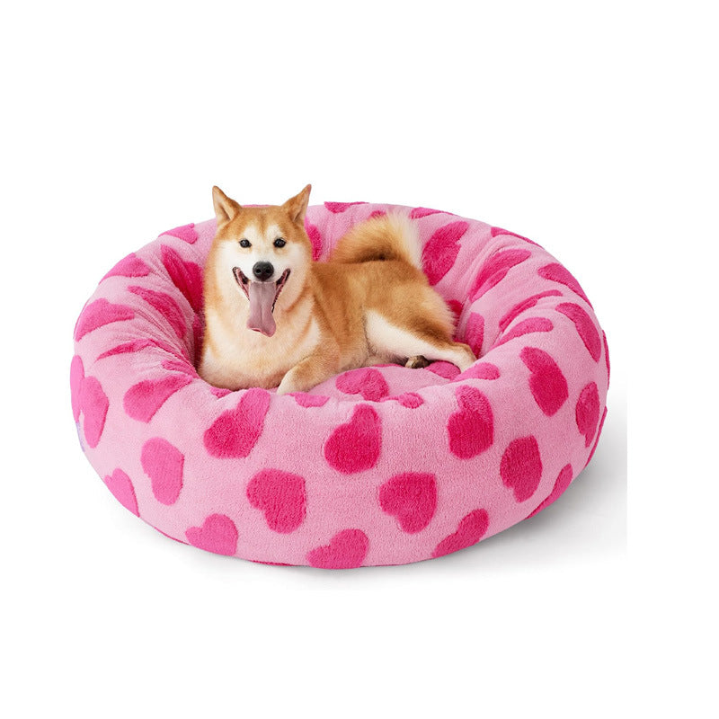 Cozy Circular Pet Bed Kalsten