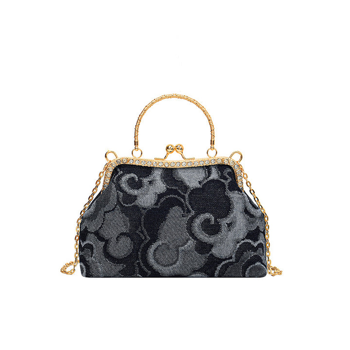 Vintage Floral Pattern Handbag