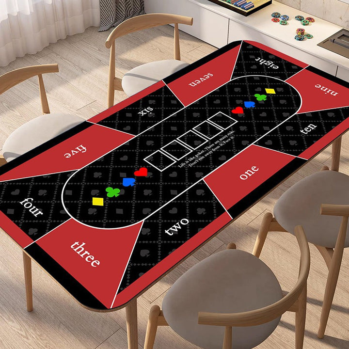 Casino-Themed Table Cover