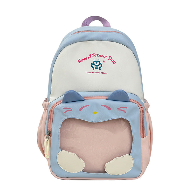 Cute Cat-Themed Backpack Kalsten