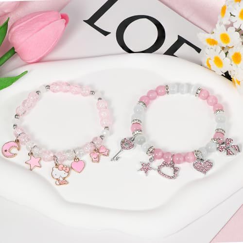 Charm Beaded Friendship Bracelet Set Kalsten