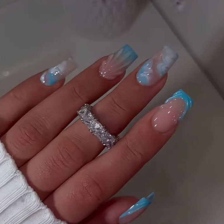 Artistic Marble Design Nail Art Kalsten