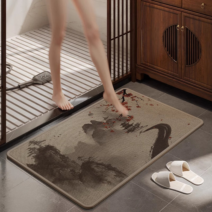 Absorbent Bathroom Floor Mat Kalsten