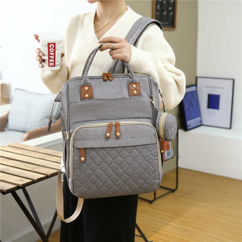 Multi-Functional Quilted Backpack Kalsten