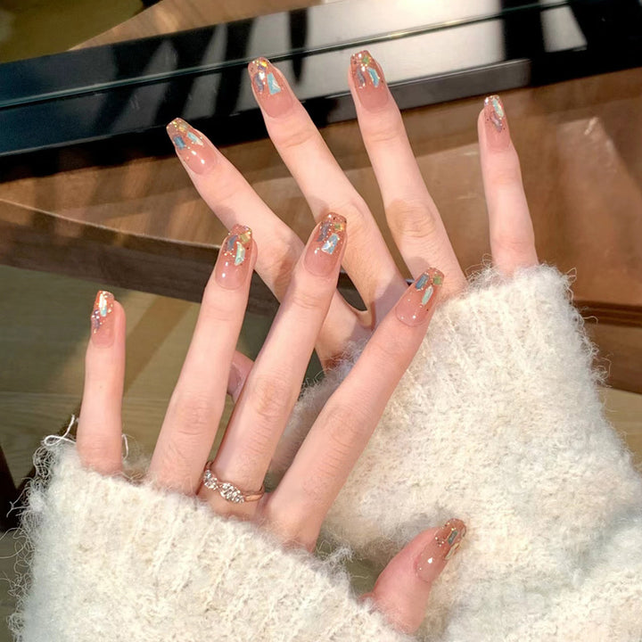 Ombre Press-On Nails with Glossy Finish Kalsten