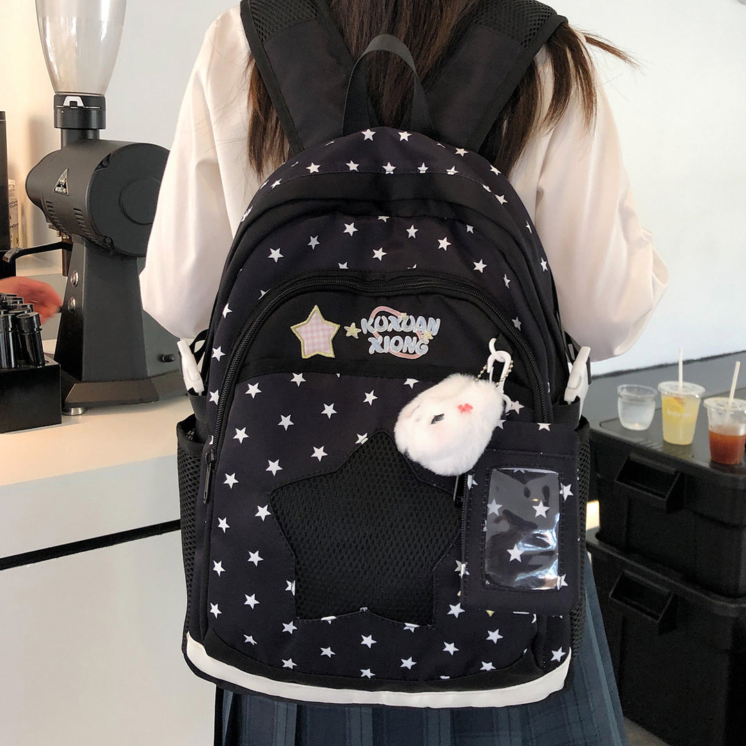 Cute Star-Print Backpack Kalsten
