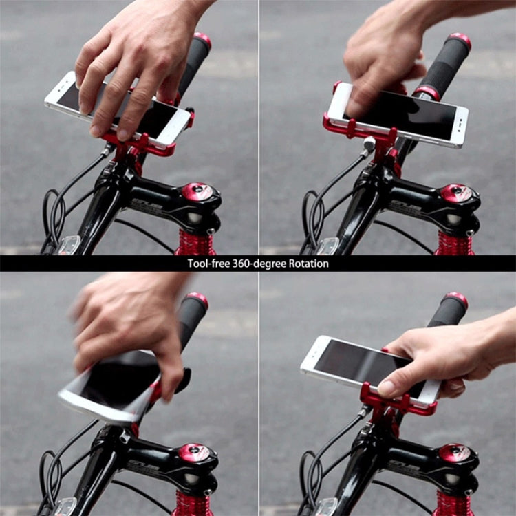 Kalsten | GUB Plus 6 Aluminum Alloy MTB Bike Phone Holder (Black)