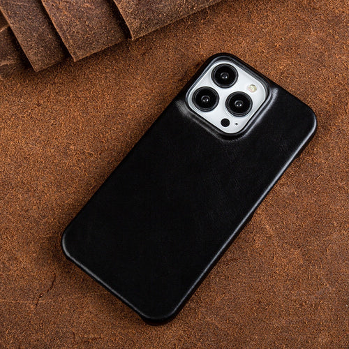 Kalsten | Oil Wax Genuine Leather Apple iPhone Case