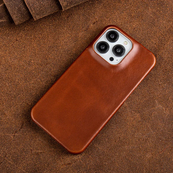 Kalsten | Oil Wax Genuine Leather Apple iPhone Case
