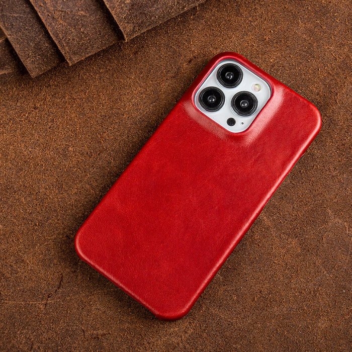 Kalsten | Oil Wax Genuine Leather Apple iPhone Case