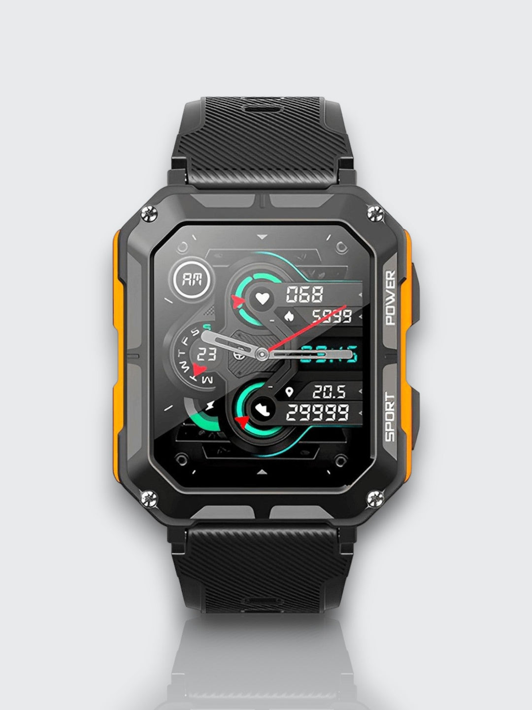 Indestructible Smartwatch with Heart Rate Monitor and 14 Days Battery Life – Waterproof and Shockproof for Active Professionals | Kalsten