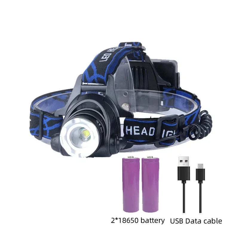 Rechargeable LED headlamp durable, waterproof and powerful | Kalsten