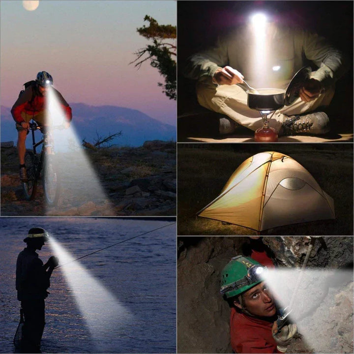 Rechargeable LED headlamp durable, waterproof and powerful | Kalsten