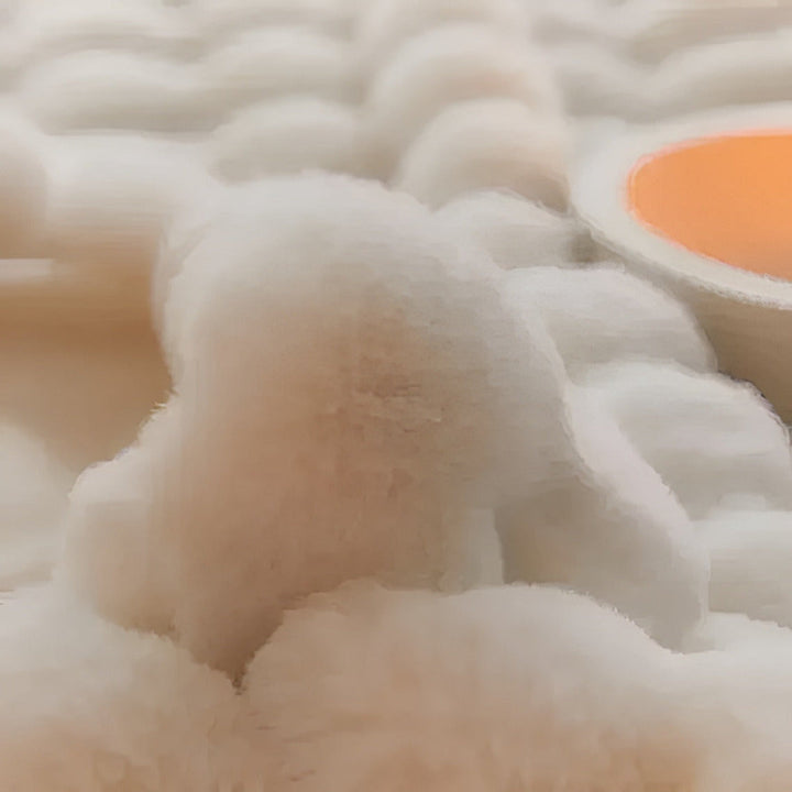 Kalsten | Fluffy Faux Fur Travel Blanket – Soft and Washable Fleece Blanket