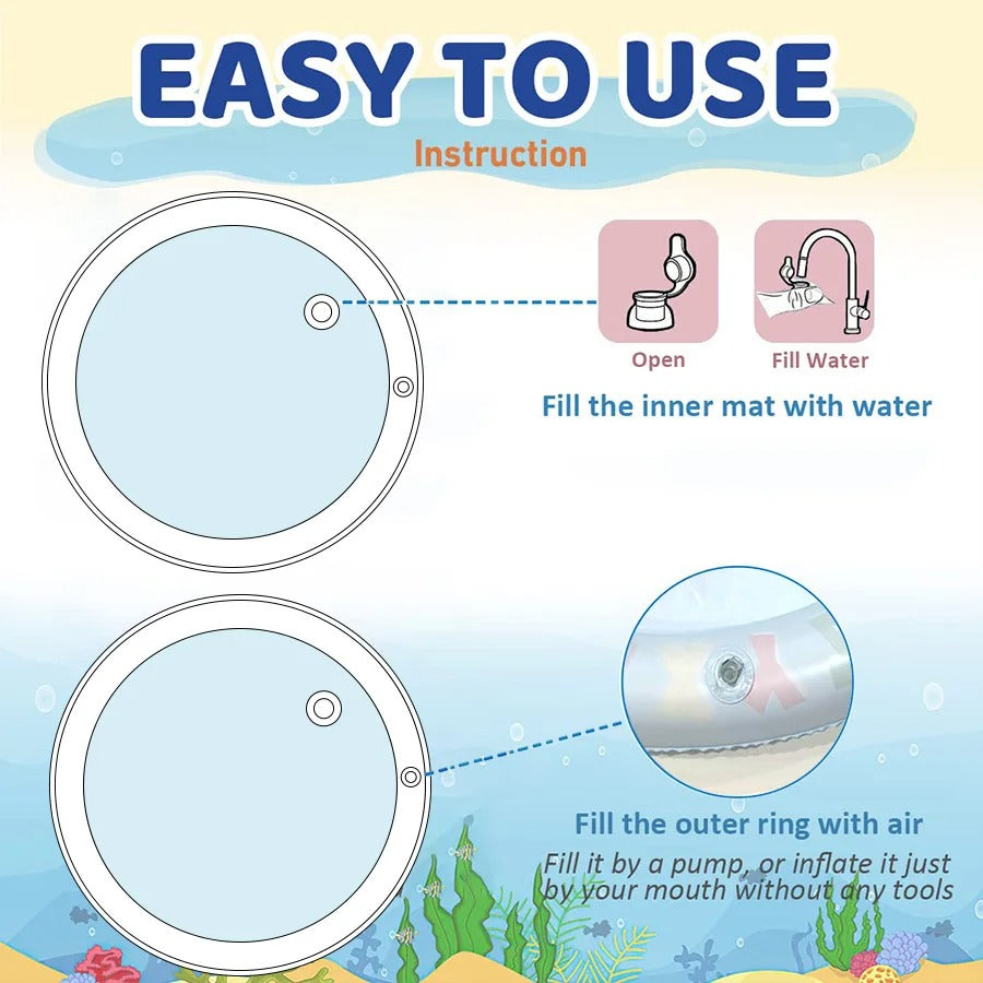 PawTide Cooling Water Bed for French Bulldogs – Summer Relief Pet Mat | Kalsten