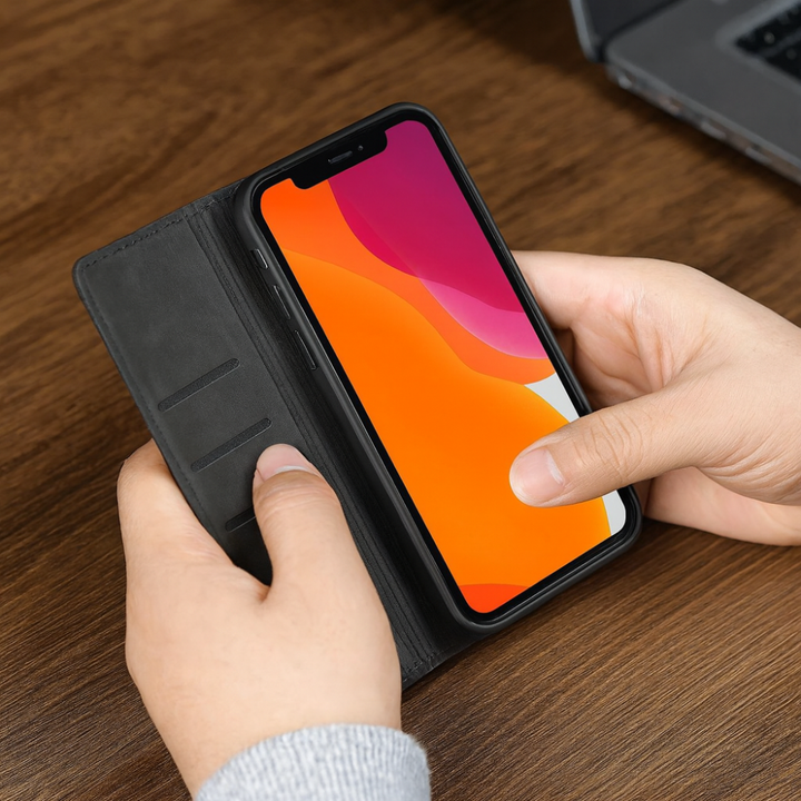 Kalsten | Phone Case Leather Magnetic Shockproof Slim Cover