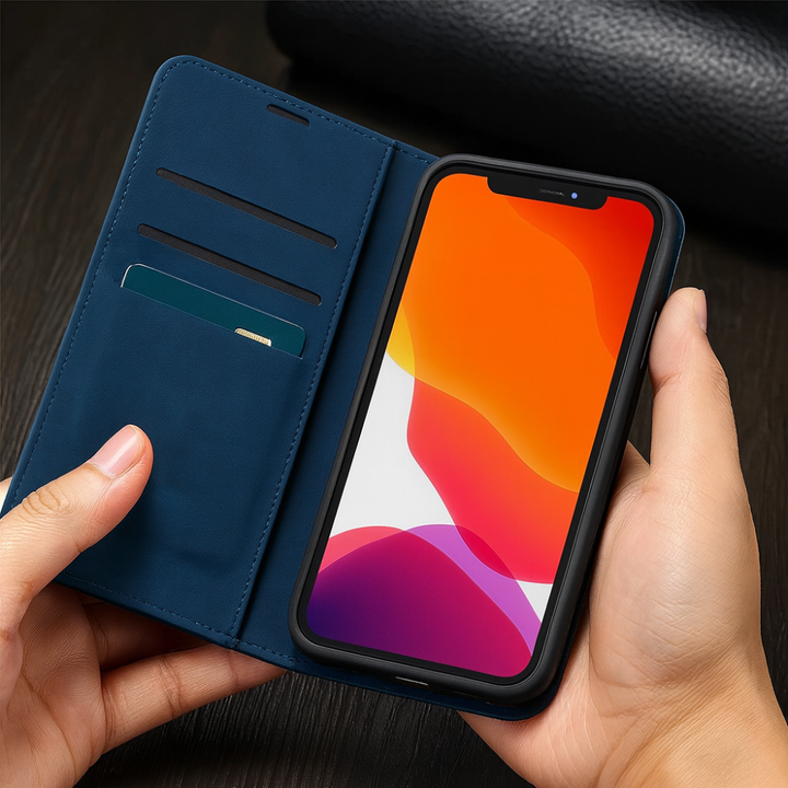 Kalsten | Phone Case Leather Magnetic Shockproof Slim Cover