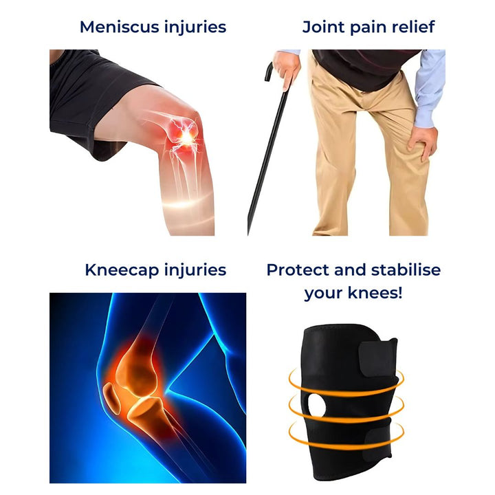 ProFlex Knee Support with Adjustable Compression | for Pain Relief - Injury Recovery - Arthritis and Sports Stability Kalsten
