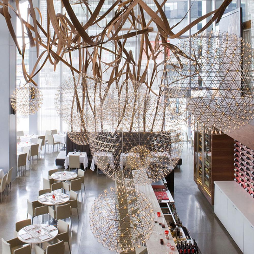 Silver Spark Ball Drop light Pendant Light | Kalsten