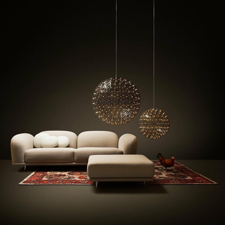Silver Spark Ball Drop light Pendant Light | Kalsten
