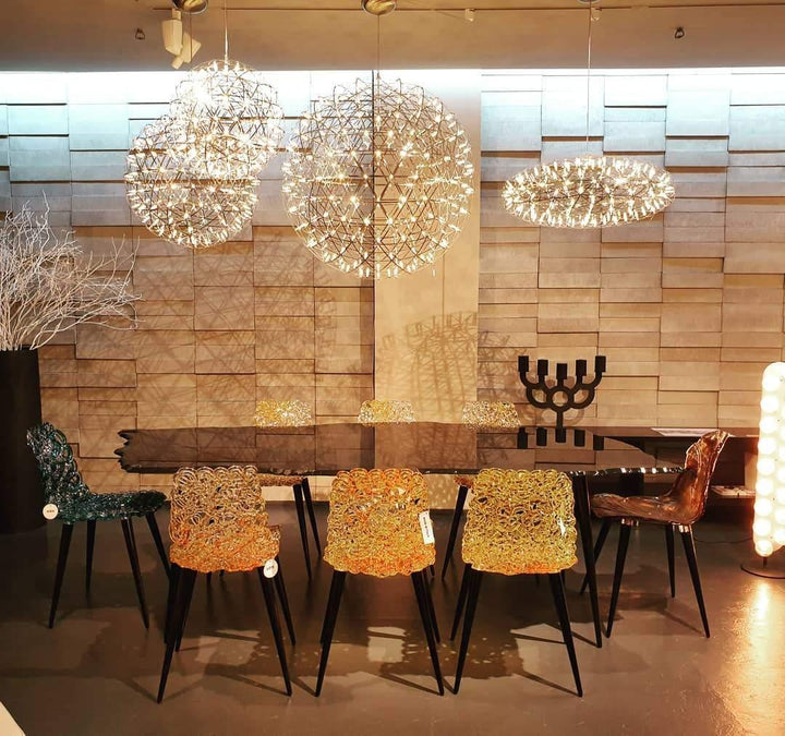 Silver Spark Ball Drop light Pendant Light | Kalsten