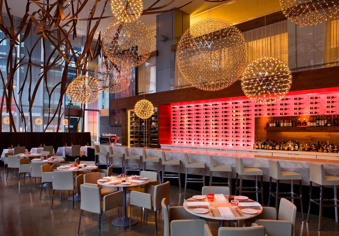 Silver Spark Ball Drop light Pendant Light | Kalsten