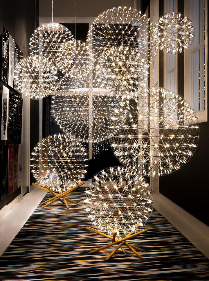 Silver Spark Ball Drop light Pendant Light | Kalsten