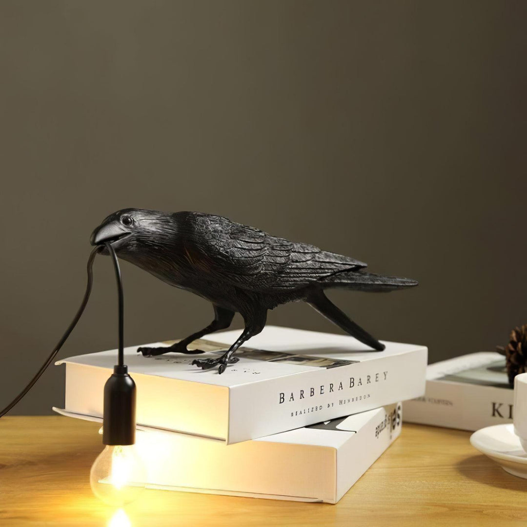 Raven Resin Accent lamp Table Lamp | Kalsten
