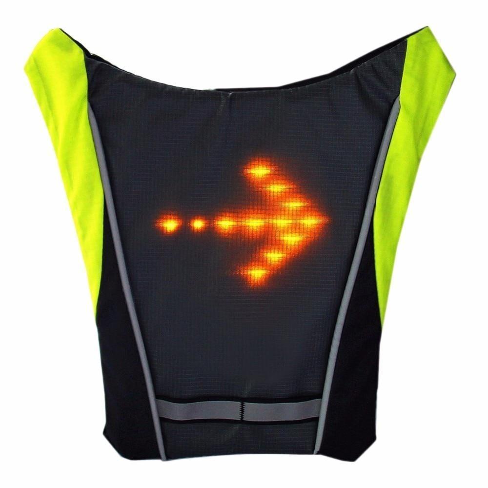 Kalsten | Turn Signal Cycling Reflective Safety LED Vest Cyclist Outdoor Waterproof