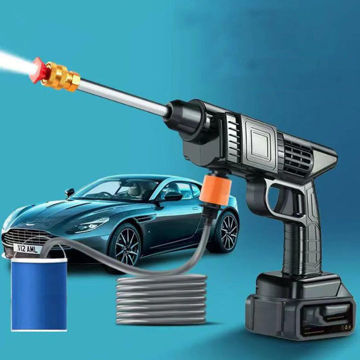 Portable high-pressure cleaner 26 bar/377 PSI – with battery 260W including charger and case | Kalsten