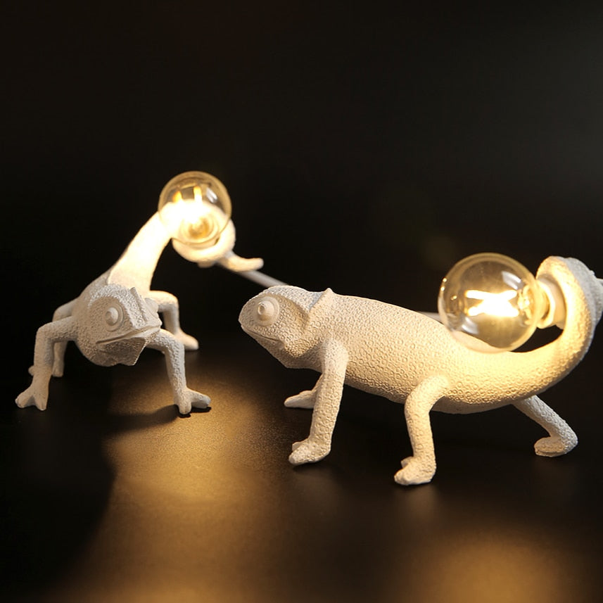 Resin Lizard Table Lamp 7.5' | Kalsten