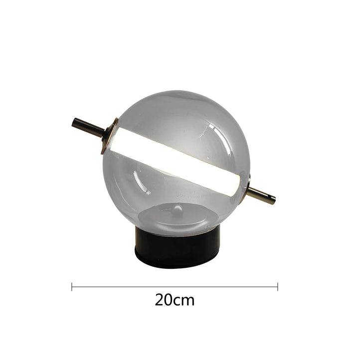 Retro Glass Table Lamp with Warm Glow - Timeless Elegance Kalsten