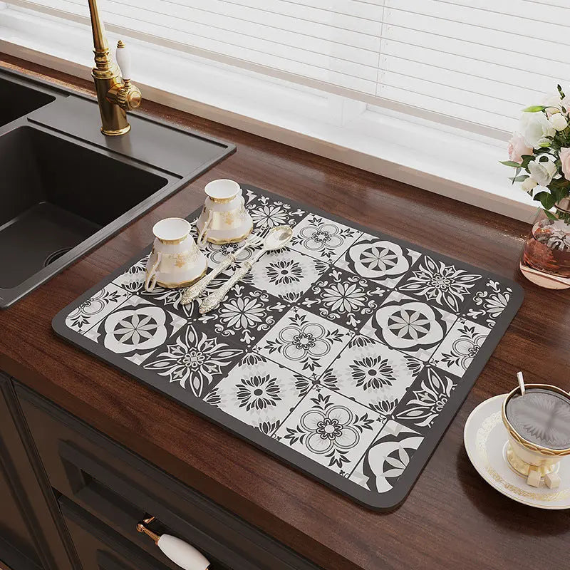 Kalsten | Retro-Quick-drying Drain Mat for Kitchen & Counters