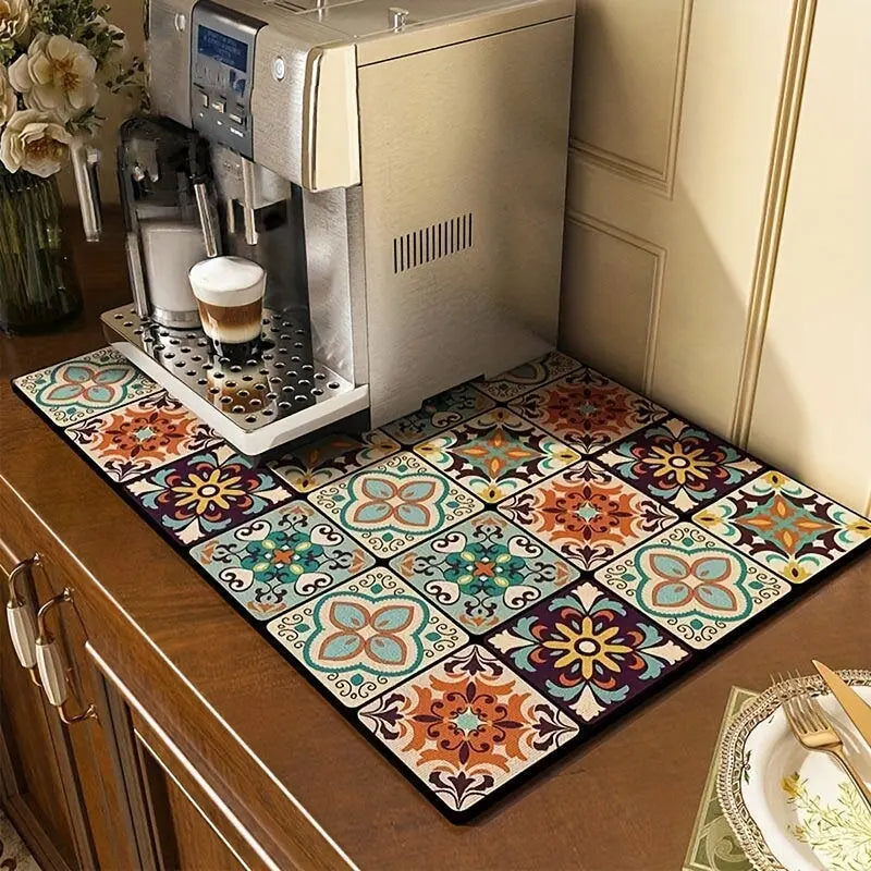 Kalsten | Retro-Quick-drying Drain Mat for Kitchen & Counters