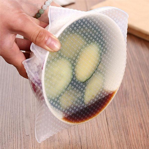 Reusable Silicone Food Wrap (Set of 4) | Kalsten