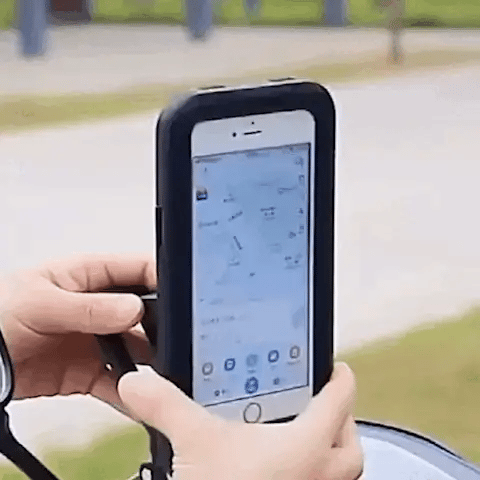 Kalsten | SafeRide Waterproof Smartphone Holder – 360° Rotating for Bike and Rain Weather
