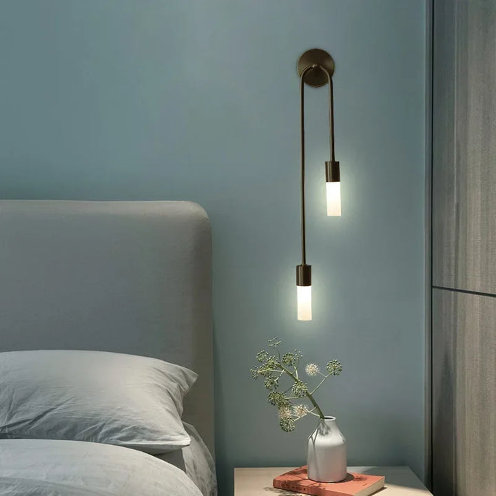 Modern Gold LED Wall Light – Nordic Sconce for Living Room, Bedroom, Kitchen, and Hallway Décor | Kalsten