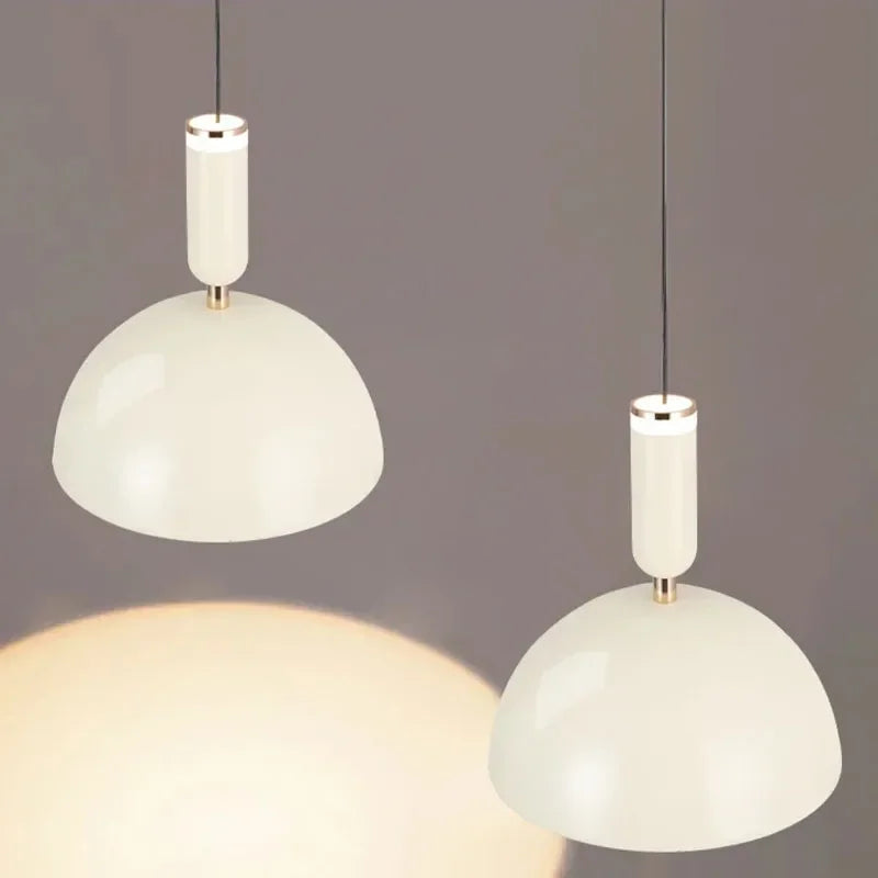 Nordic Liftable LED Pendant Light – Modern Iron Hanging Lamp for Bedroom, Living Room, Study, and Bar (Adjustable Height, Warm Light) | Kalsten