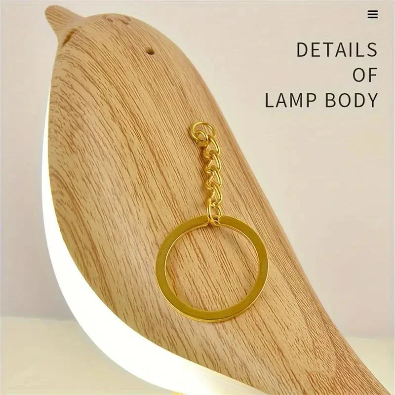 Playful Bird Night Lamp – Touch Control & Adjustable Light Colors Kalsten