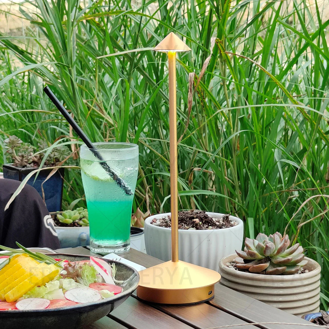 Rechargeable Table Lamp Creative Dining Room Touch Led Pina pro Table Lamp Hotel Bar Coffee Desk Lamp Decorative Desk Lamp | Kalsten