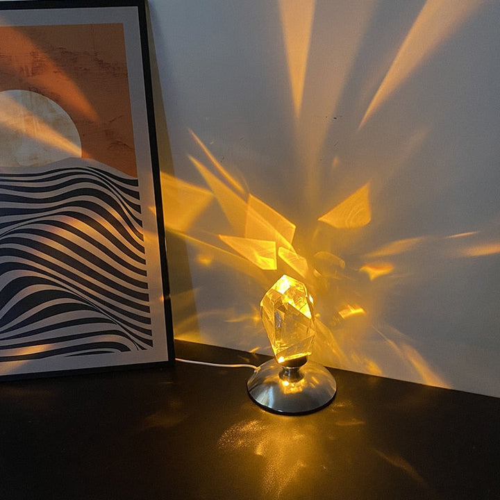 Luxury Crystal Stone Atmosphere Lamp | Kalsten