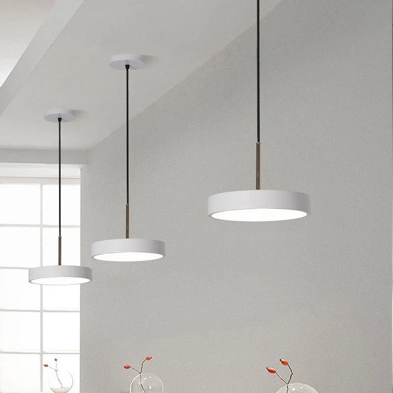 Modern LED Pendant Light – 23/30cm Disc Hanging Lamp for Bedroom, Living Room, Office, and Aisle – Dimmable LED Ceiling Light | Kalsten