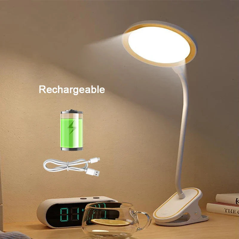 Lunivo LED Touch Table Lamp | With Battery & Natural Light | 4000K Color Temperature | Modern Design Made of Plastic | Kalsten