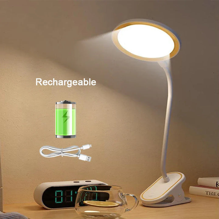 Lunivo LED Touch Table Lamp | With Battery & Natural Light | 4000K Color Temperature | Modern Design Made of Plastic | Kalsten