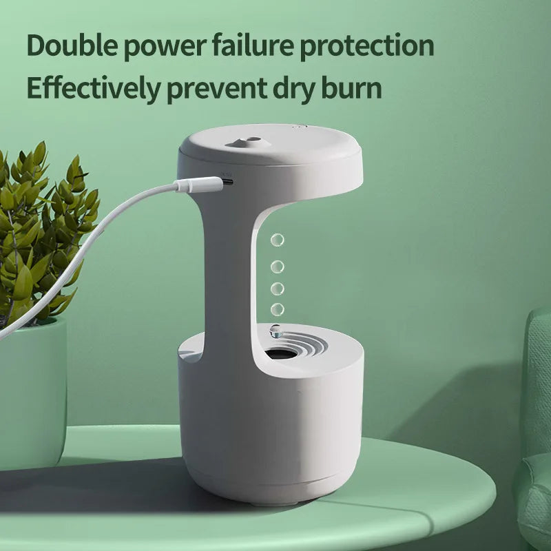 Anti-Gravity Water Droplet Air Humidifier Night Lamp | Kalsten