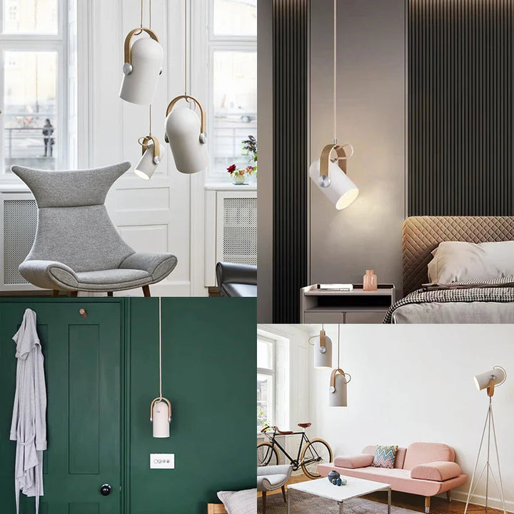 Modern Rotatable Pendant Light – Adjustable Metal Hanging Lamp for Bedroom, Living Room, Dining Room, or Kitchen | Kalsten