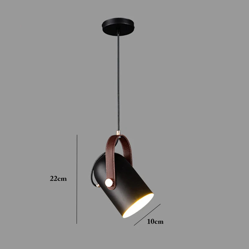 Modern Rotatable Pendant Light – Adjustable Metal Hanging Lamp for Bedroom, Living Room, Dining Room, or Kitchen | Kalsten