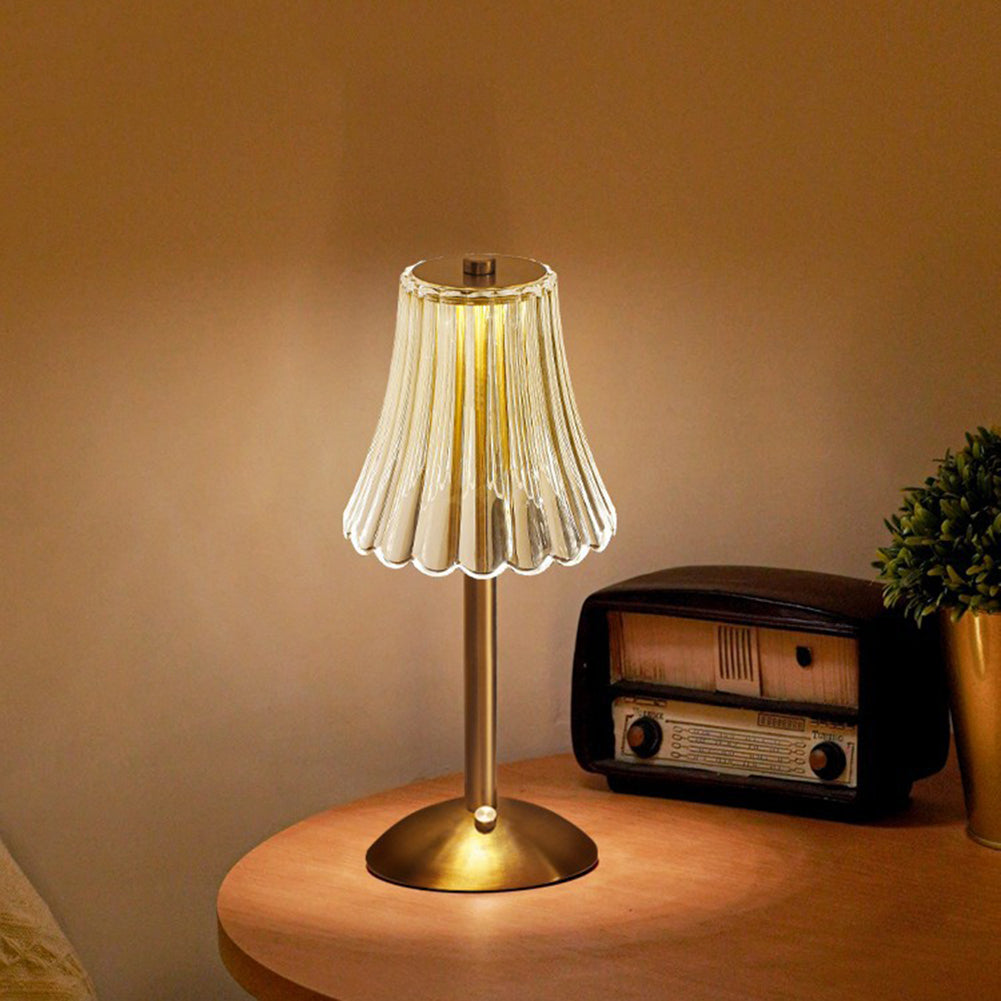 – Gold crystal table lamp | Kalsten