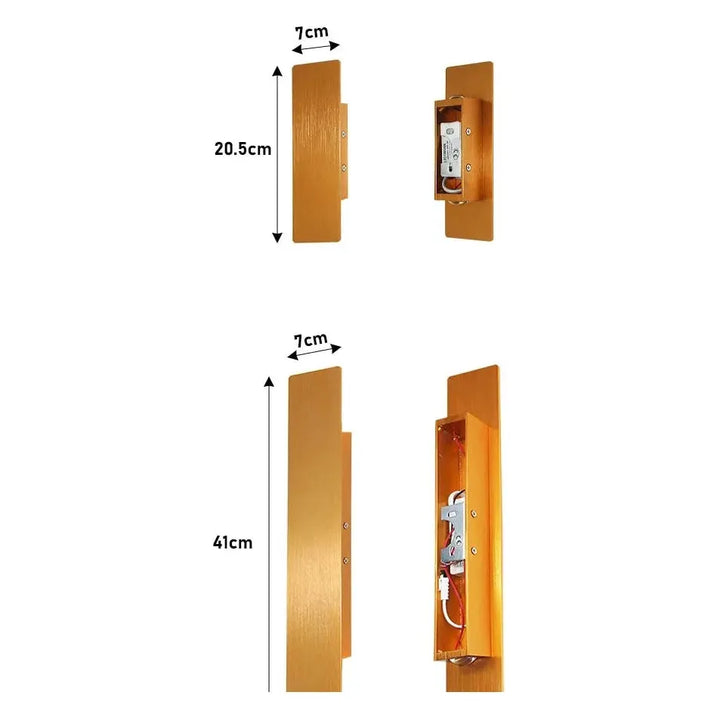Light - Modern weatherproof LED wall lamp made of aluminum for outdoor use | Kalsten