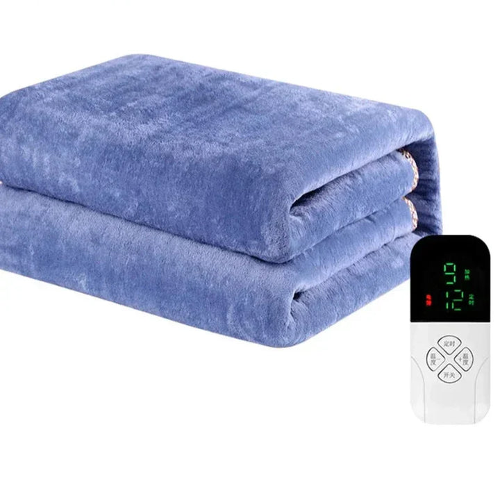 Electric heating blanket with thermostat control 220V - Intelligent temperature control for even heat and comfort on cold days | Kalsten